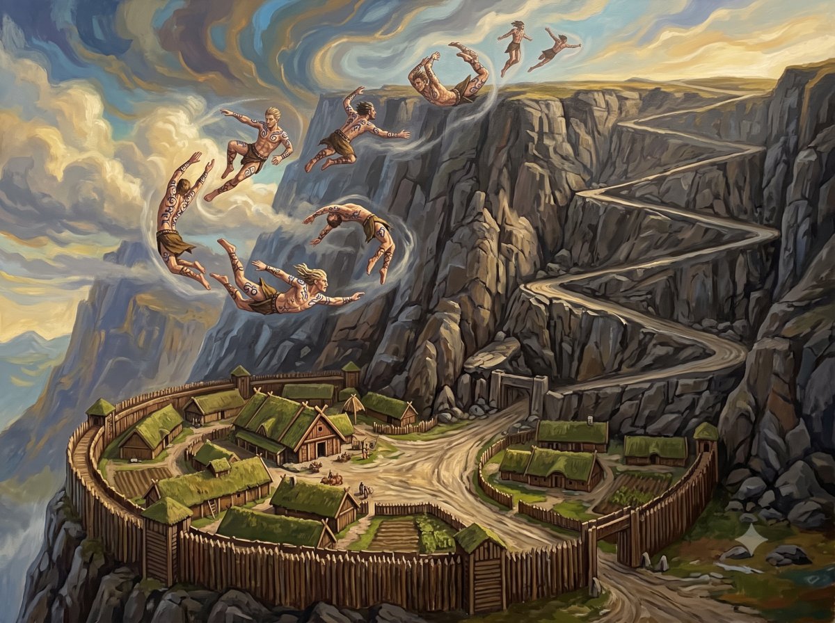 The cliff village
